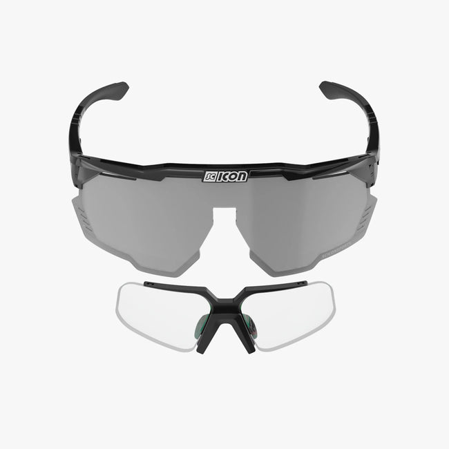 AEROSHADE KUNKEN / RX OPTICAL INSERT CRYSTAL / SILVER BLACK