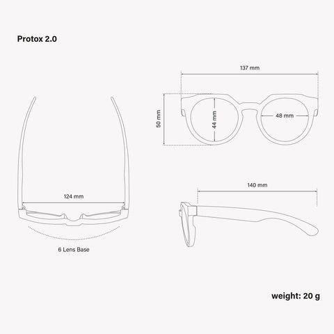 PROTOX 2.0 MATTE BLACK POLARIZED SMOKE