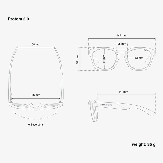 PROTOM 2.0 MATTE BLACK POLARIZED SMOKE