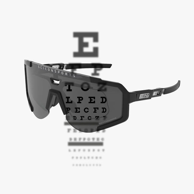 AEROSCOPE / RX OPTICAL INSERT / BLACK GLOSS + SILVER LENS
