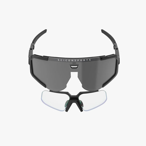 AEROSCOPE / RX OPTICAL INSERT / BLACK GLOSS + SILVER LENS