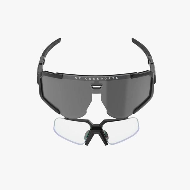 AEROSCOPE / RX OPTICAL INSERT / BLACK GLOSS + SILVER LENS