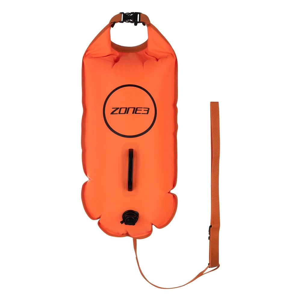 Bouée De Natation Gonflable Avec Pochette étanche Pour Téléphone – Sécurité En Eau Libre, Triathlon – Swim Buoy Visible Et Tractable