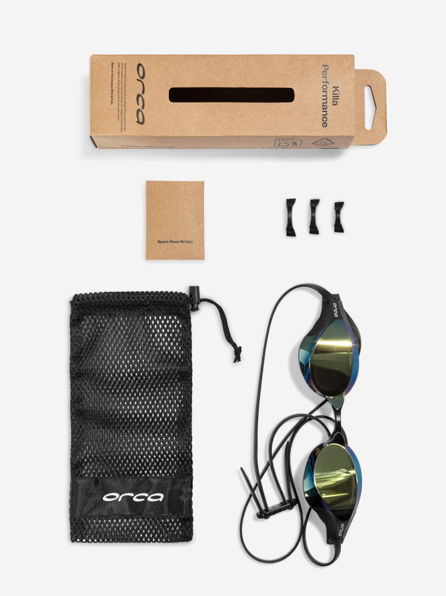 LUNETTES NATATION KILLA PERFORMANCE GOLD MIRROR