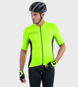 MAILLOT COLOR BLOCK HOMMES JAUNE