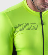 MAILLOT COLOR BLOCK HOMMES JAUNE