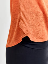 T-SHIRT CORE CHARGE CROSS BACK MARRON FEMMES