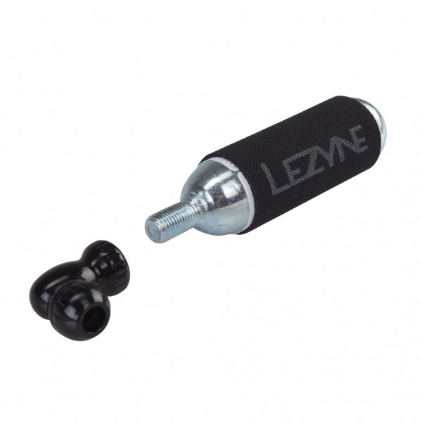 Lezyne Twin Speed Drive CO2 Testa Per Gonfiaggio, Solo Testa, Colore Nero/Hi Gloss, Per Bombolette CO2 - 3