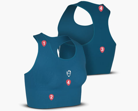 BRASSIÈRE KEEPFIT BLEU