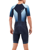 PERFORM FULL ZIP SLEEVED TRISUIT BLUE