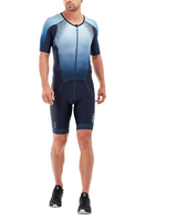 PERFORM FULL ZIP SLEEVED TRISUIT BLUE