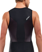 PERFORM FRONT ZIP TRISUIT BLACK